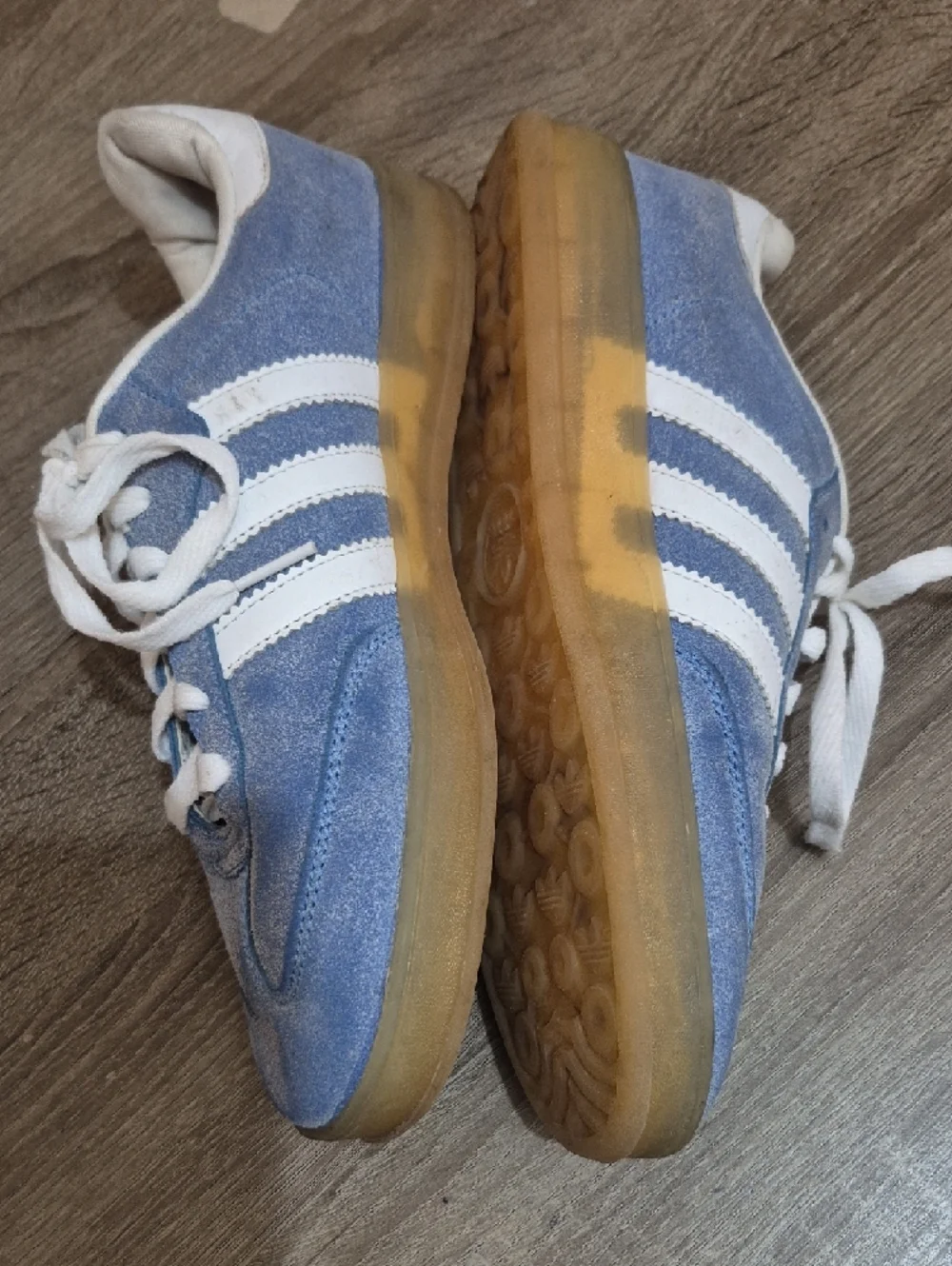 adidas Light Blue and White Women Sneakers
